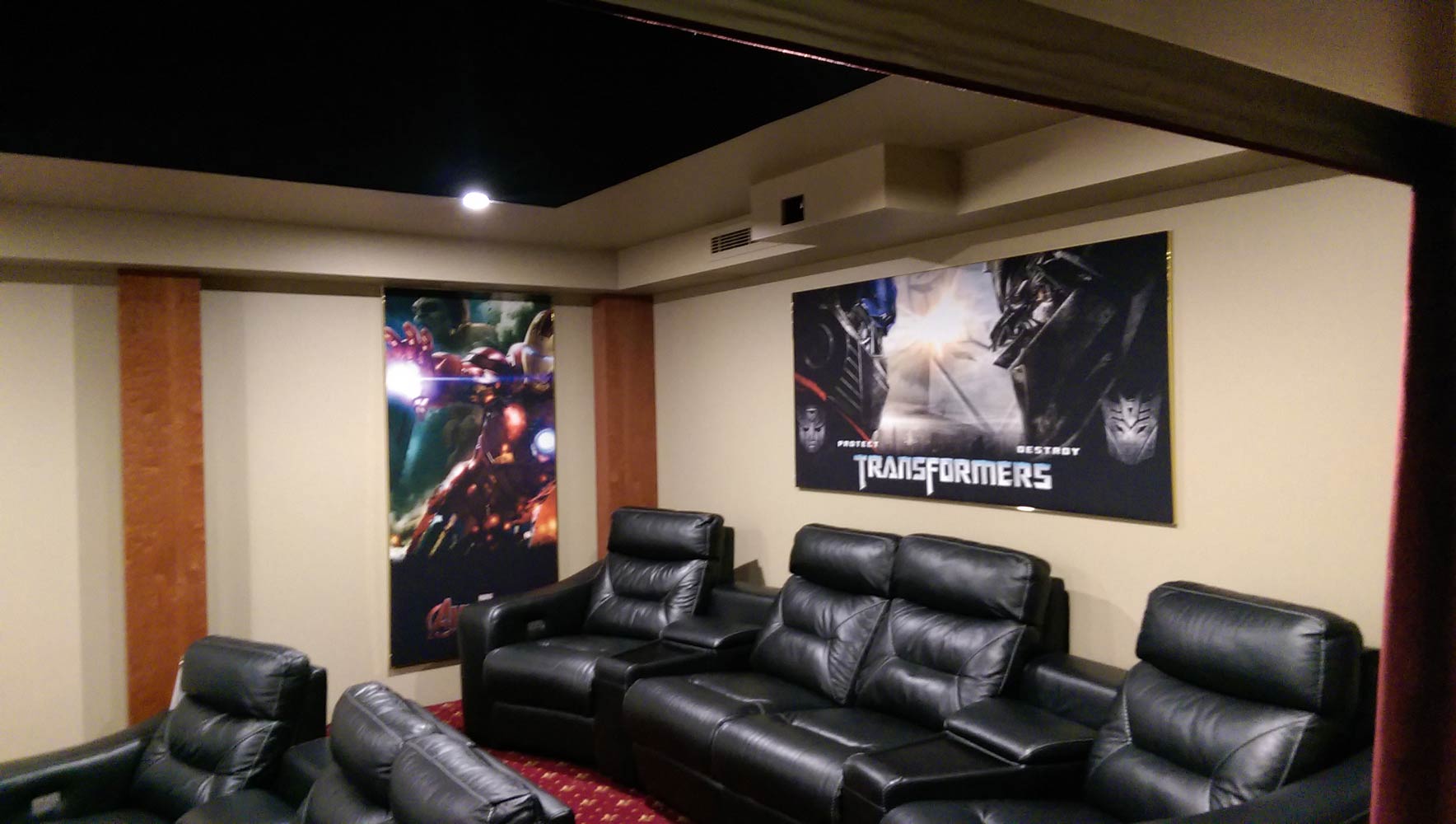 custom designed home theatre acoustic panels Sydney